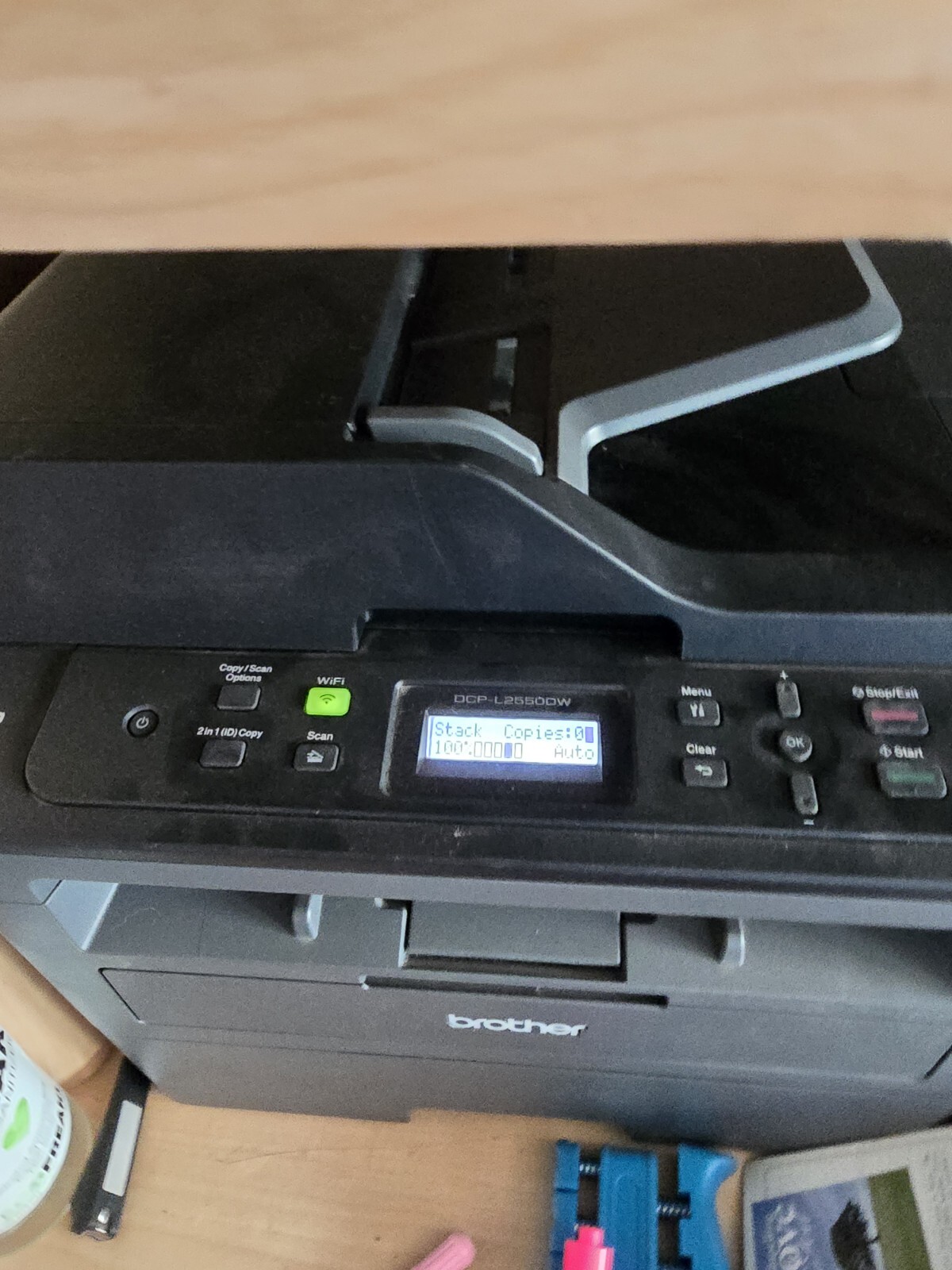 Brother DCP-L2550DW Compact Monochrome Laser Multifunction Printer - Black