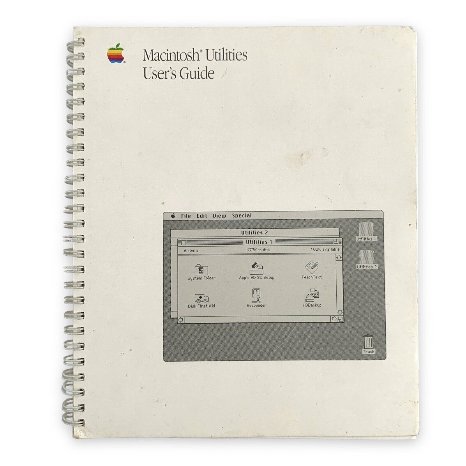 Apple Macintosh Utilities User's Guide 1988 Vintage Computer System 6.0.x Manual