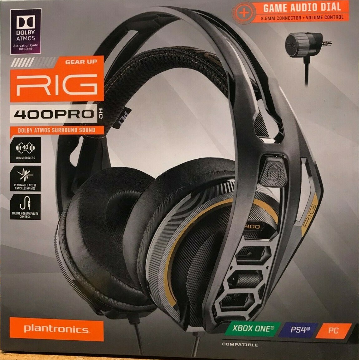 Plantronics - RIG 400 Pro -  Wired Stereo Gaming Headset