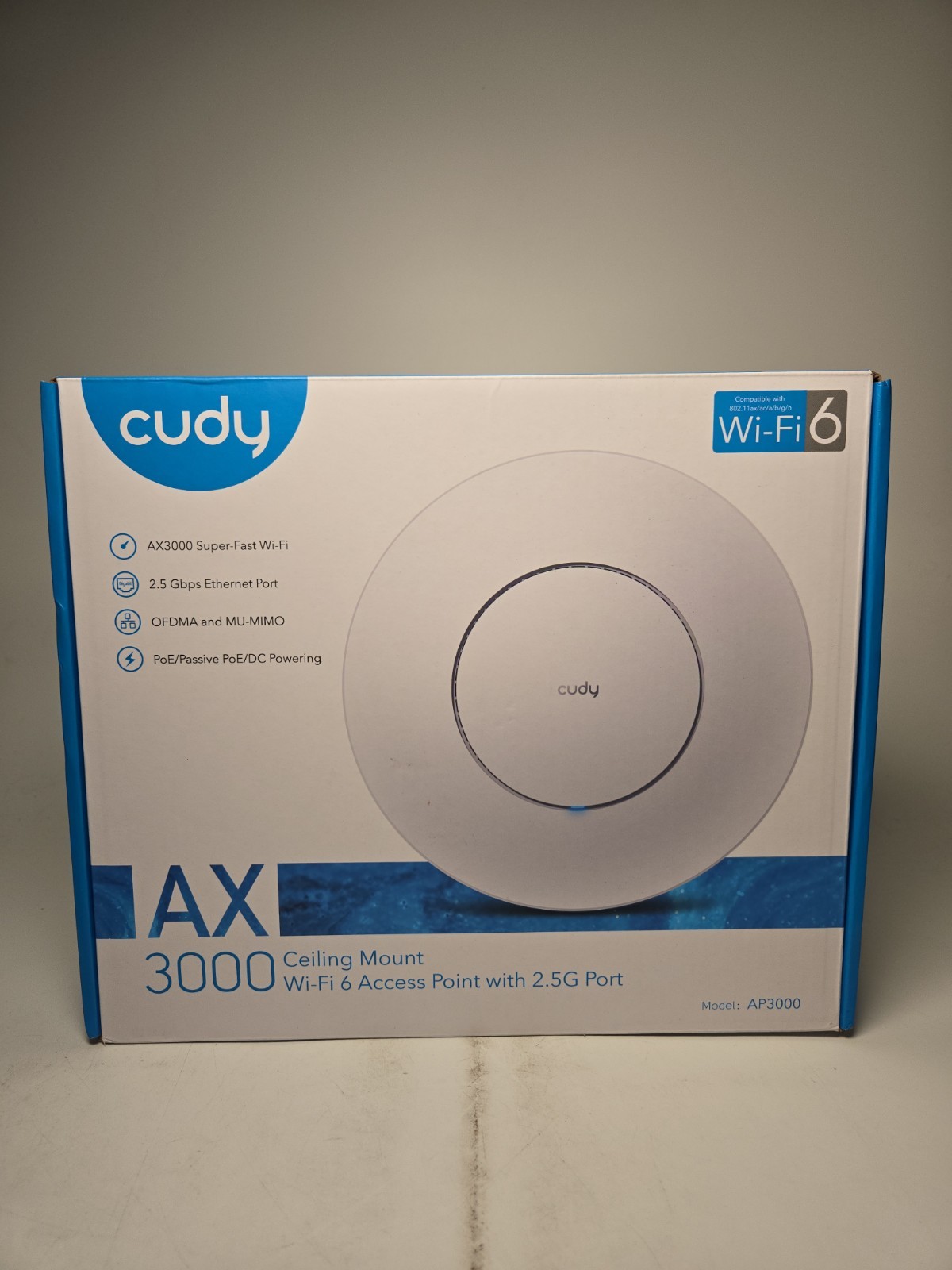 Cudy AP3000_51 AX3000 Wi-Fi 6 Access Point 2.5G Port