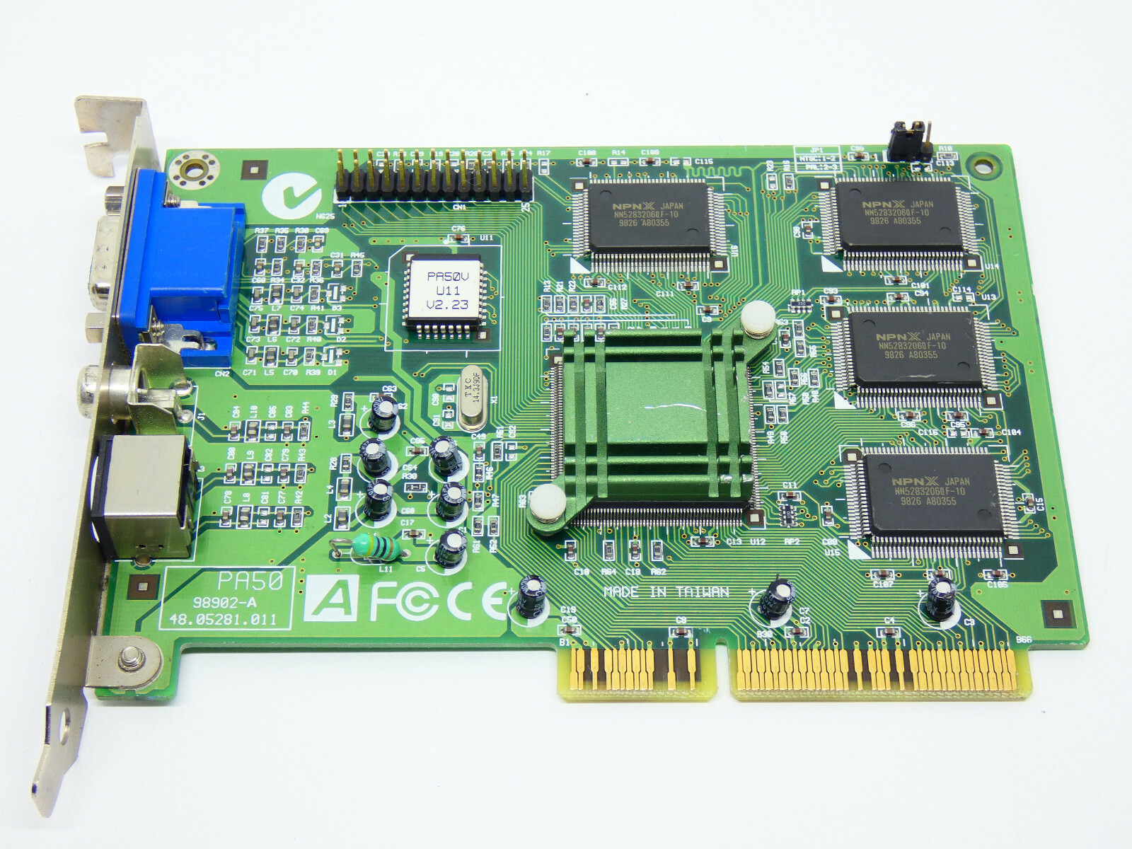 Aopen Artist PA50 SIS 6326 AGP 4MB VGA Card - AGP Slot