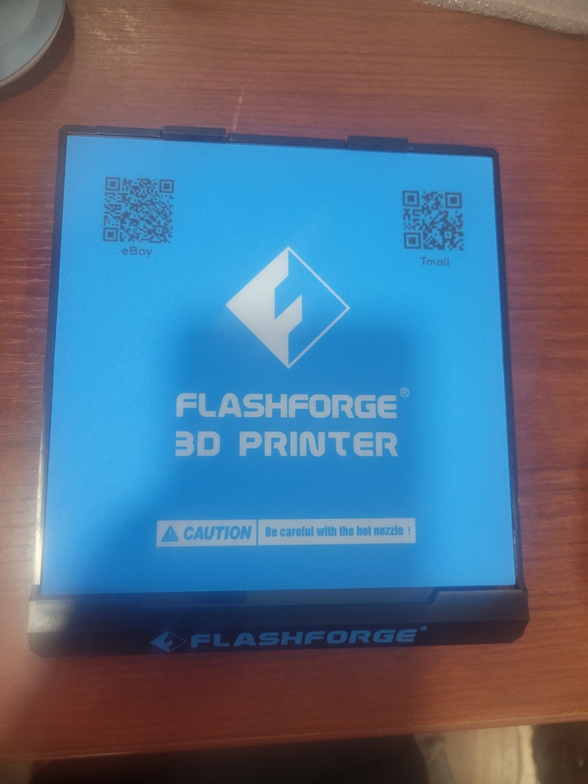 Durable Cold Build Plate for 3D Printing 235x235mm Blue Scratch-Resistant