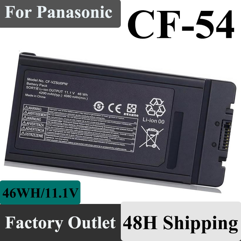 OEM 46WH CF-VZSU0PW CF-VZSU0PR Battery For Panasonic TOUGHBOOK 54 CF-54 CF54