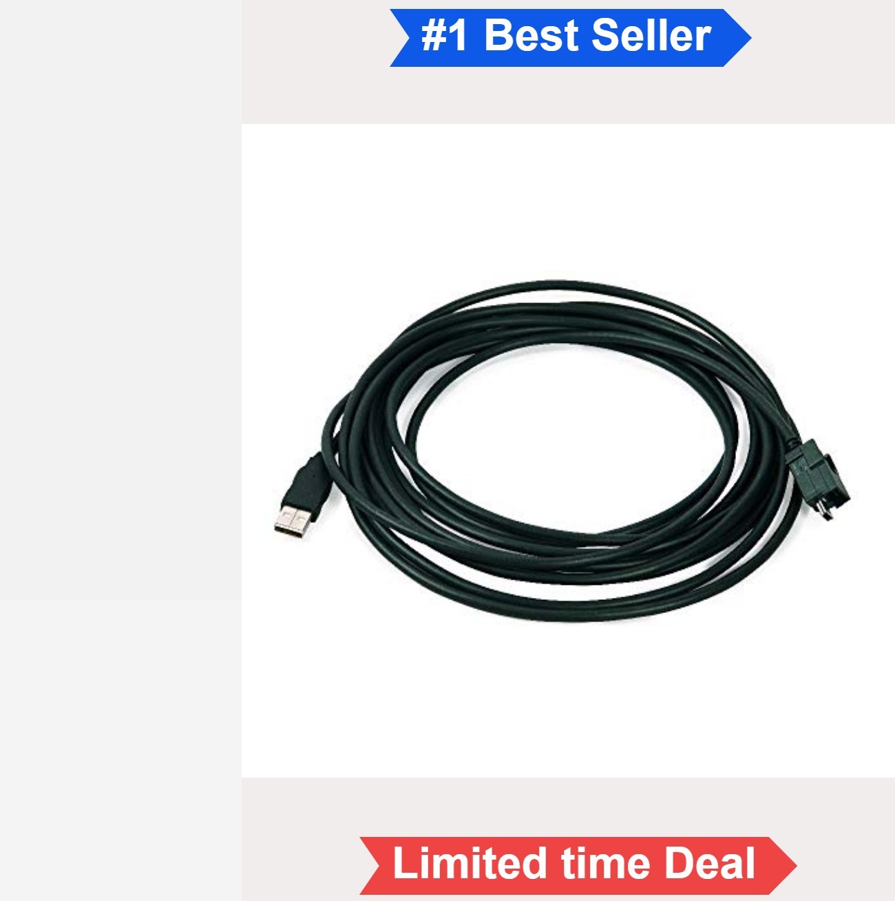 USB Replacement Cable Latching Type A Male to Male 5V for Diagnostic Data