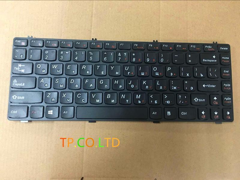 Original New RU Russian Black Keyboard for Lenovo IdeaPad Y470 Y470M Y470N Y470P