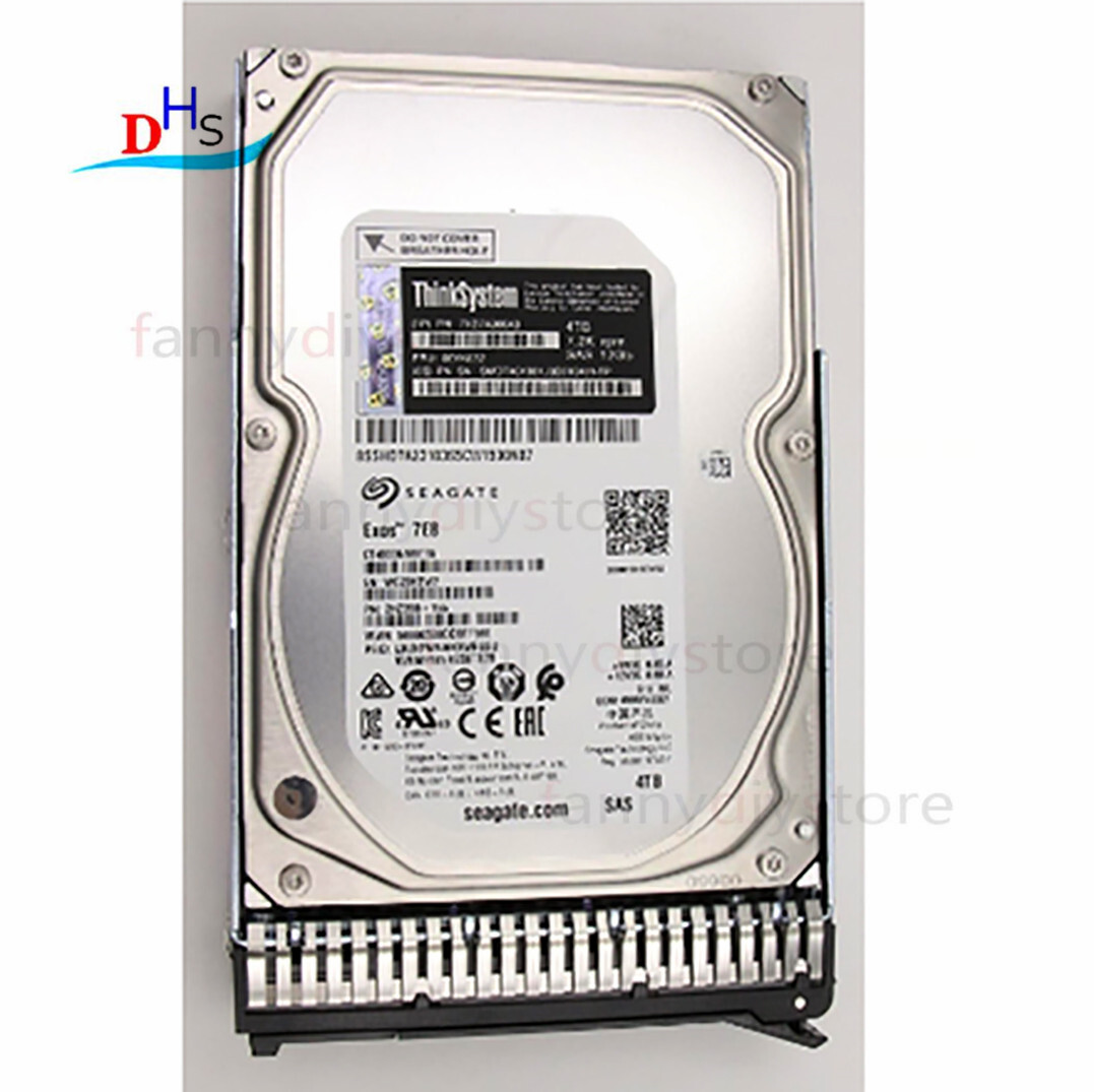 00YK032 Lenovo 7XB7A00043 ThinkSystem 3.5" 4TB 7.2K SAS 12Gb Hot Swap 512n HDD