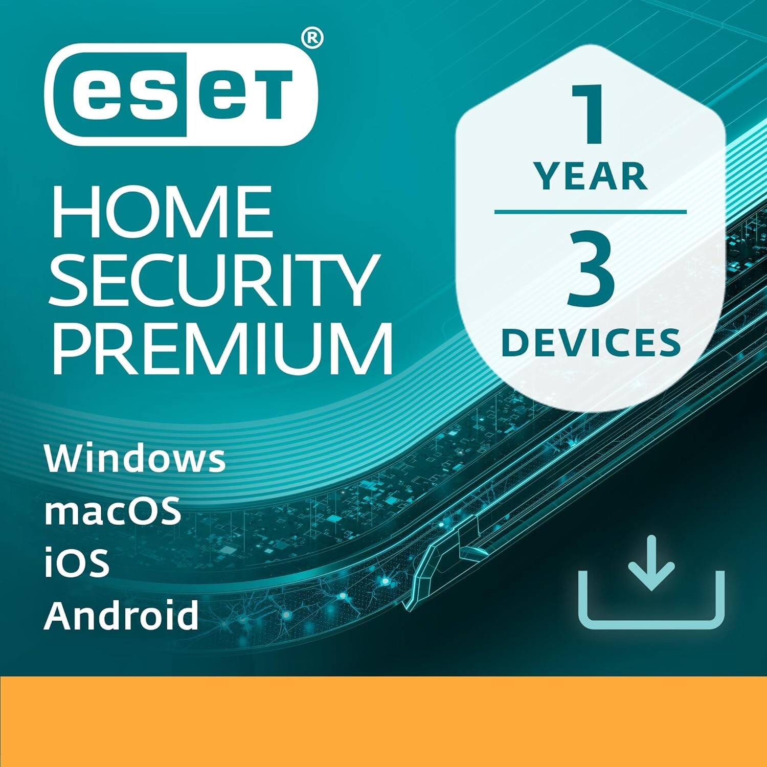 ESET Internet Smart Home Security Premium 2026 3 Device 1 Year Same Day by Email