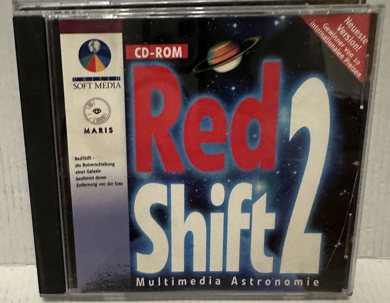 RedShift 2 CD-ROM - Astronomy Software Windows Mac Vintage Complete