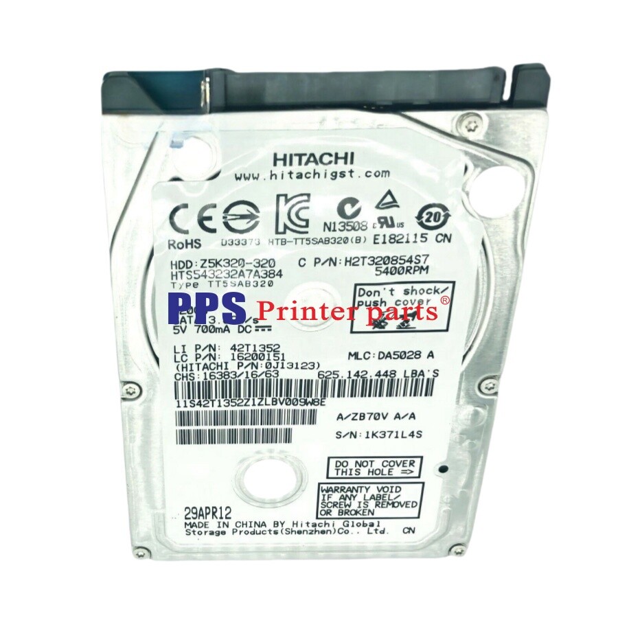 CH538-67075 CH538-67007 HDD Fit For HP DesignJet T770 T1200 Hard Drive Disk -FW