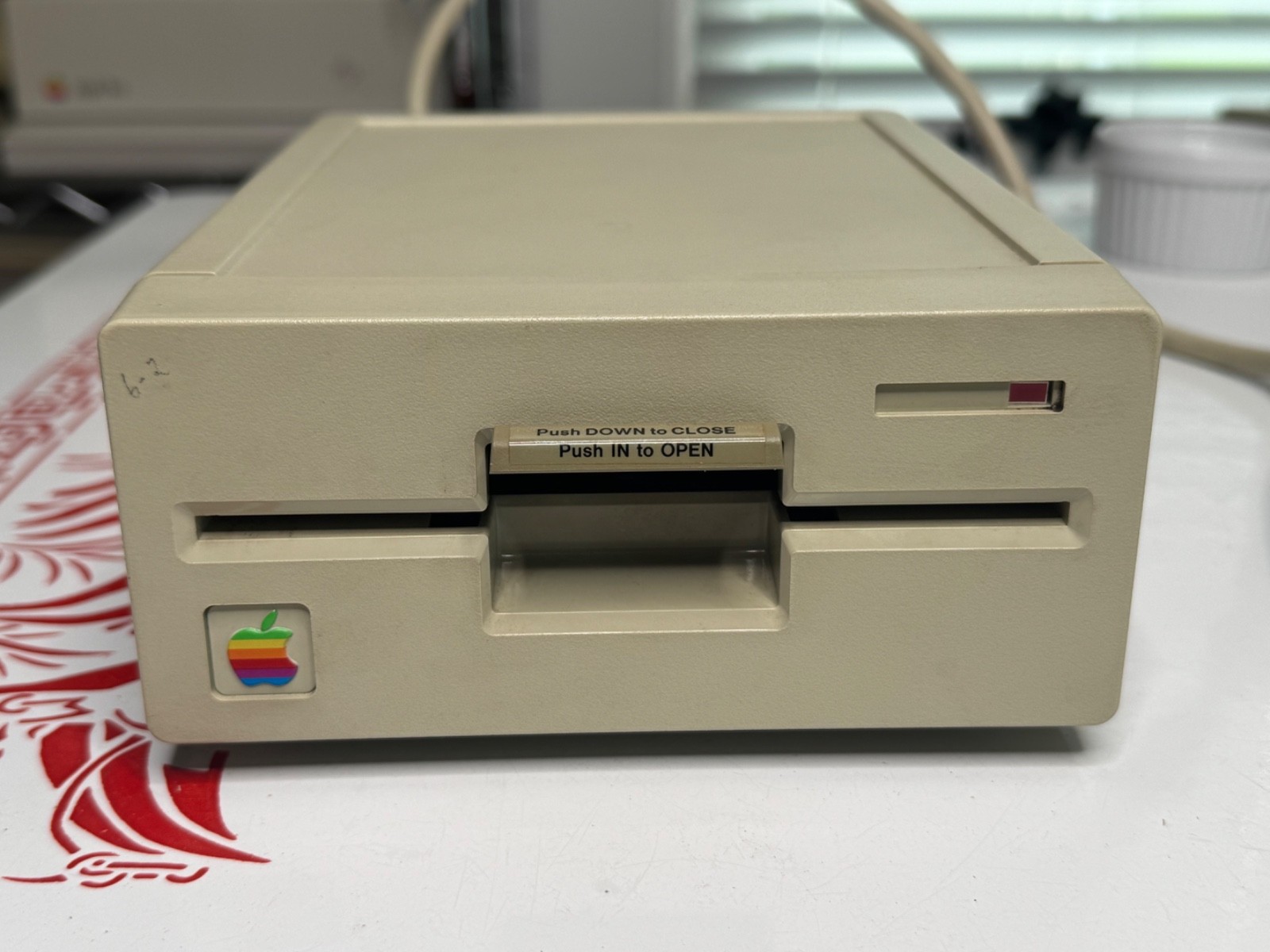 Apple UniDisk 5.25” Floppy Disk Drive A9M0104 Apple II IIe IIc IIgs Vintage