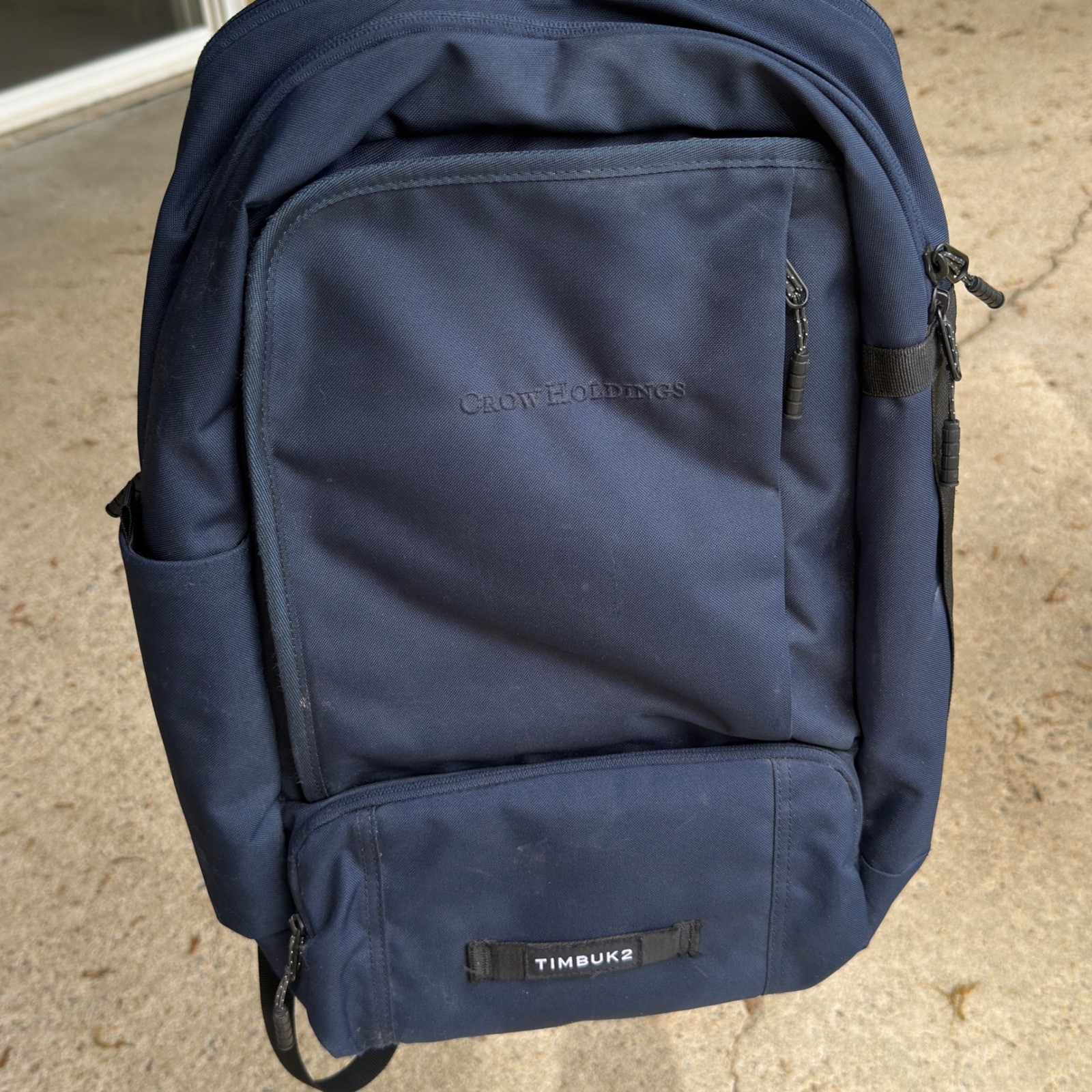 Timbuk2 Q Laptop Backpack 2.0 Navy Blue Travel Work Eco Crow Holdings 3960-3