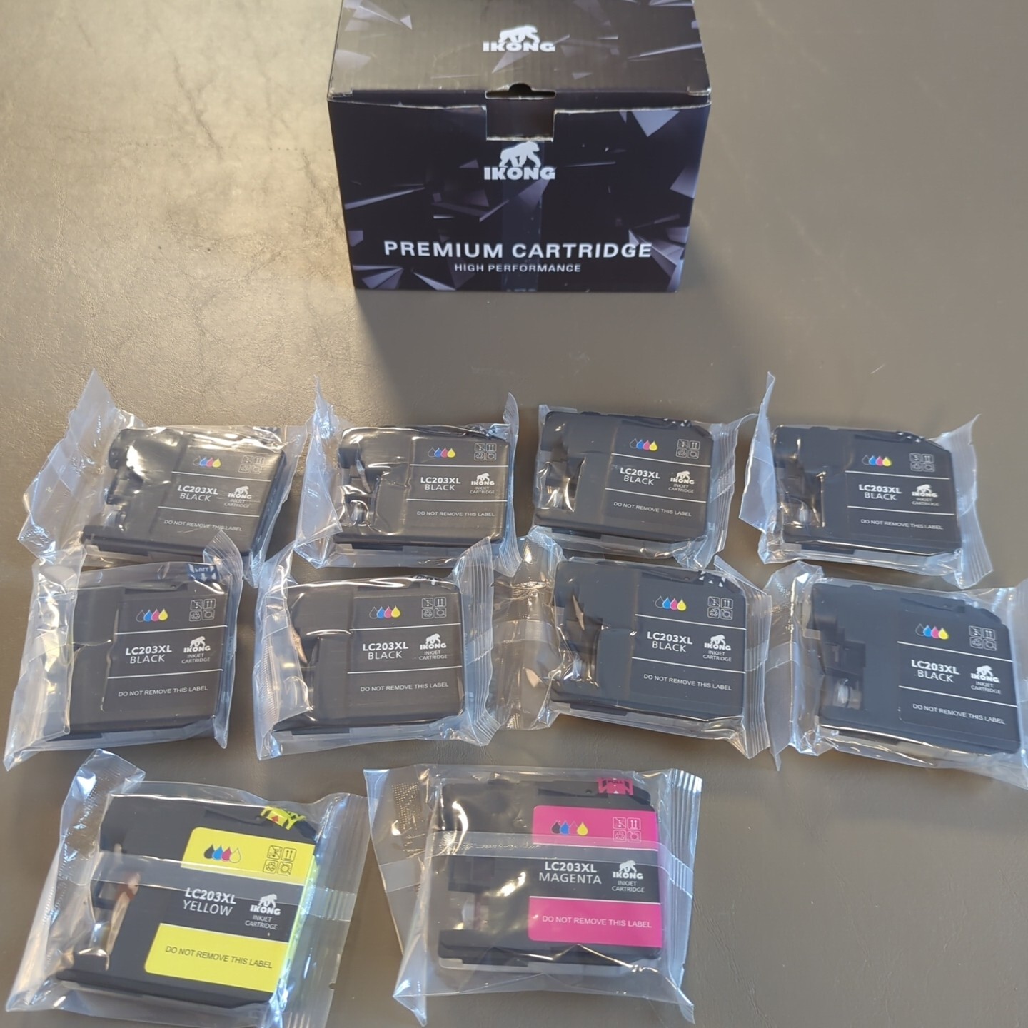 IKONG Printer Ink Cartridges 10 pack Exp 05/24/2020 8 black 1 magenta 1 Yellow
