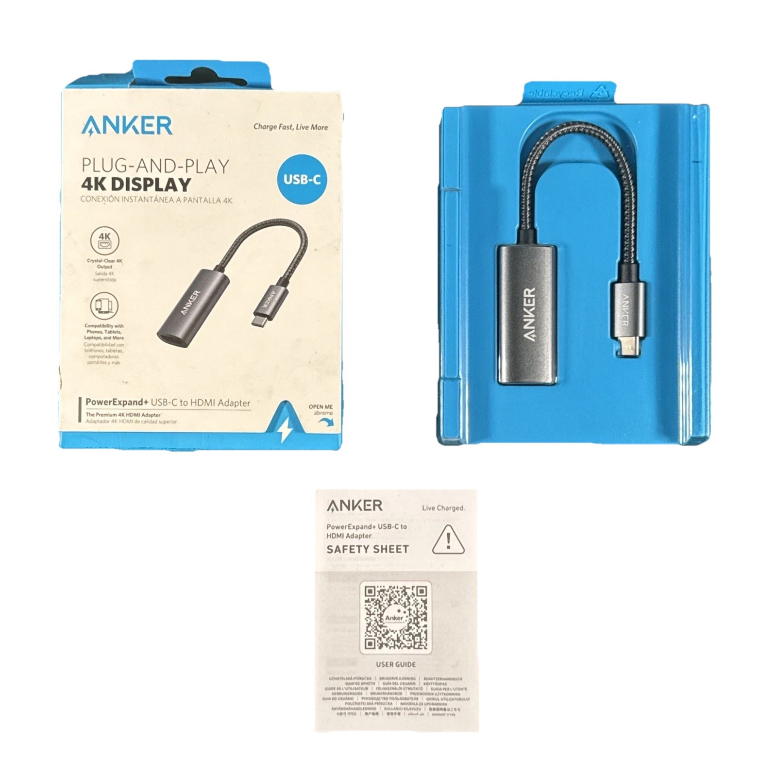 Anker PowerExpand+ USB-C to HDMI Adapter - NEW OPEN 