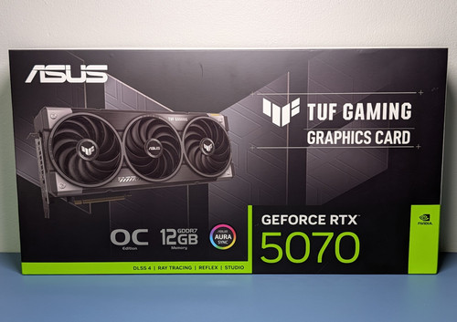 ASUS TUF GeForce RTX 5070 OC Edition 12GB GDDR7 Graphics Card NEW SEALED