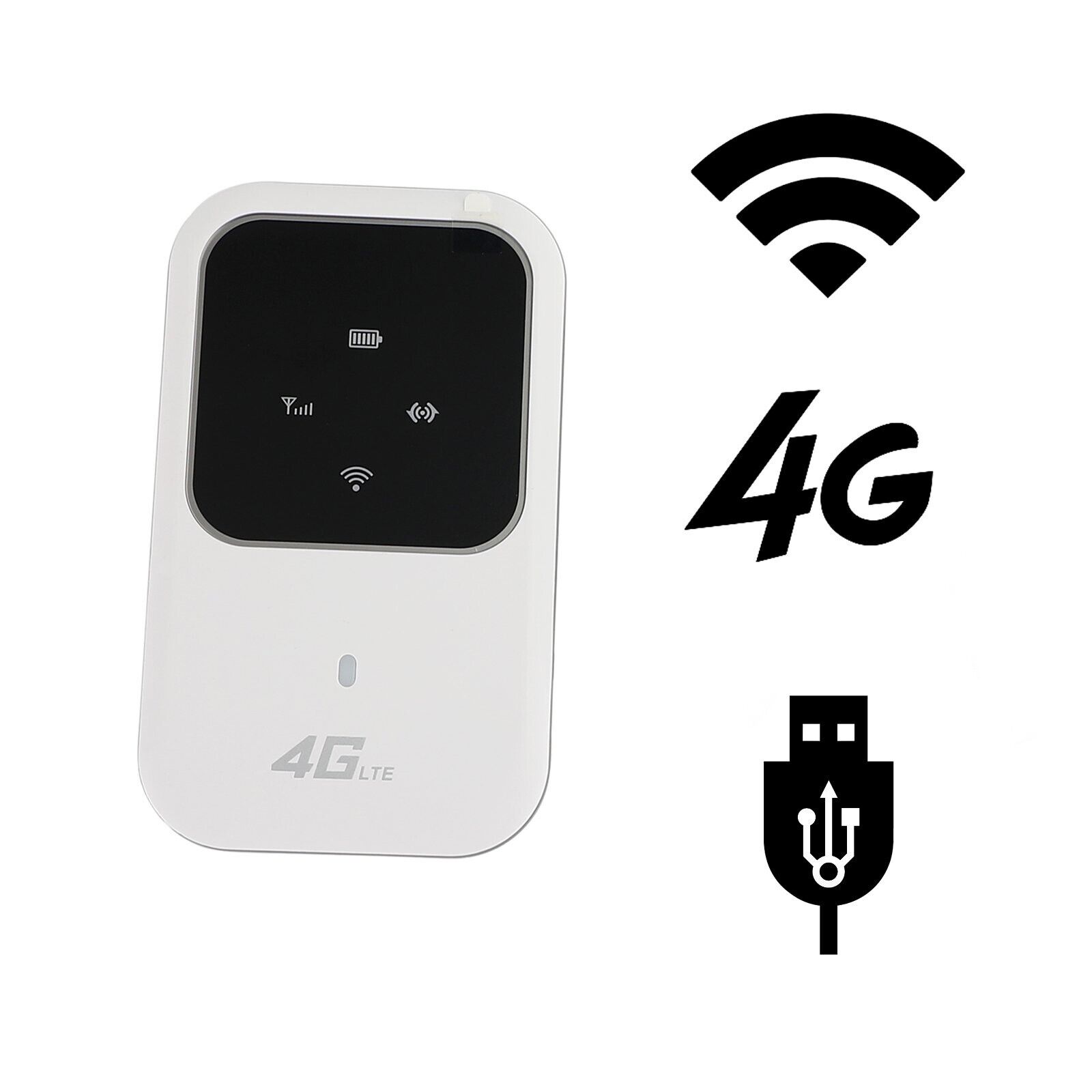 4G 2.4G LTE Portable Broadband Pocket Wireless Router 100Mbps Hotspot SIM Unlock