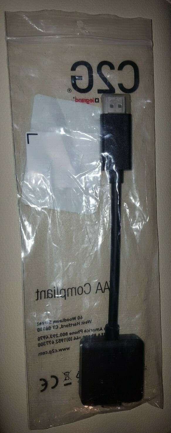 DisplayPort to VGA Adapter Converter 8in  C2G 