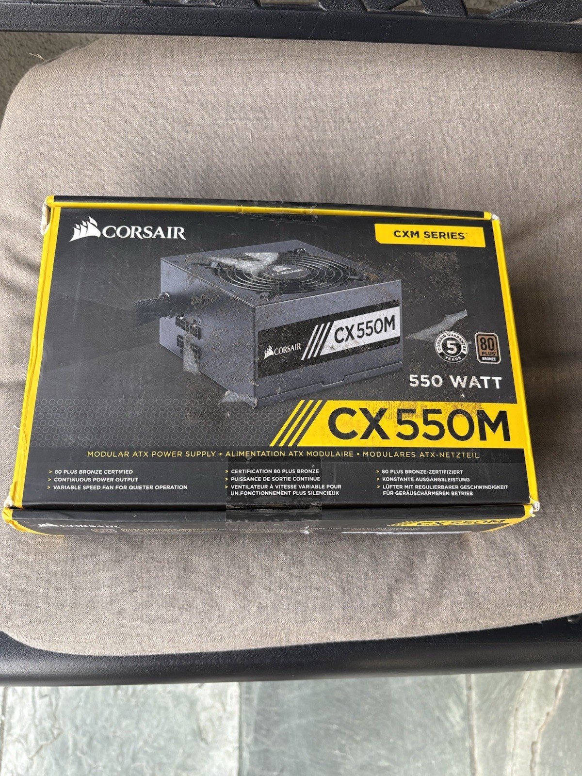 Corsair CX Series CP-9020102-NA 550W 80 Plus Bronze ATX Modular Power Supply