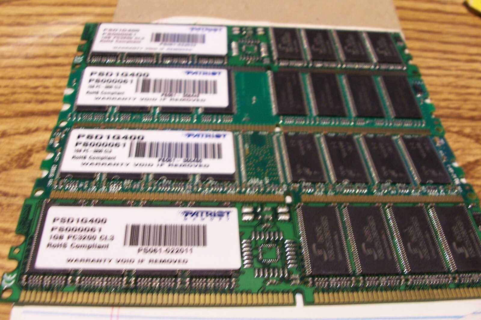 Memory PSD1G400 Patriot 1GB RAM