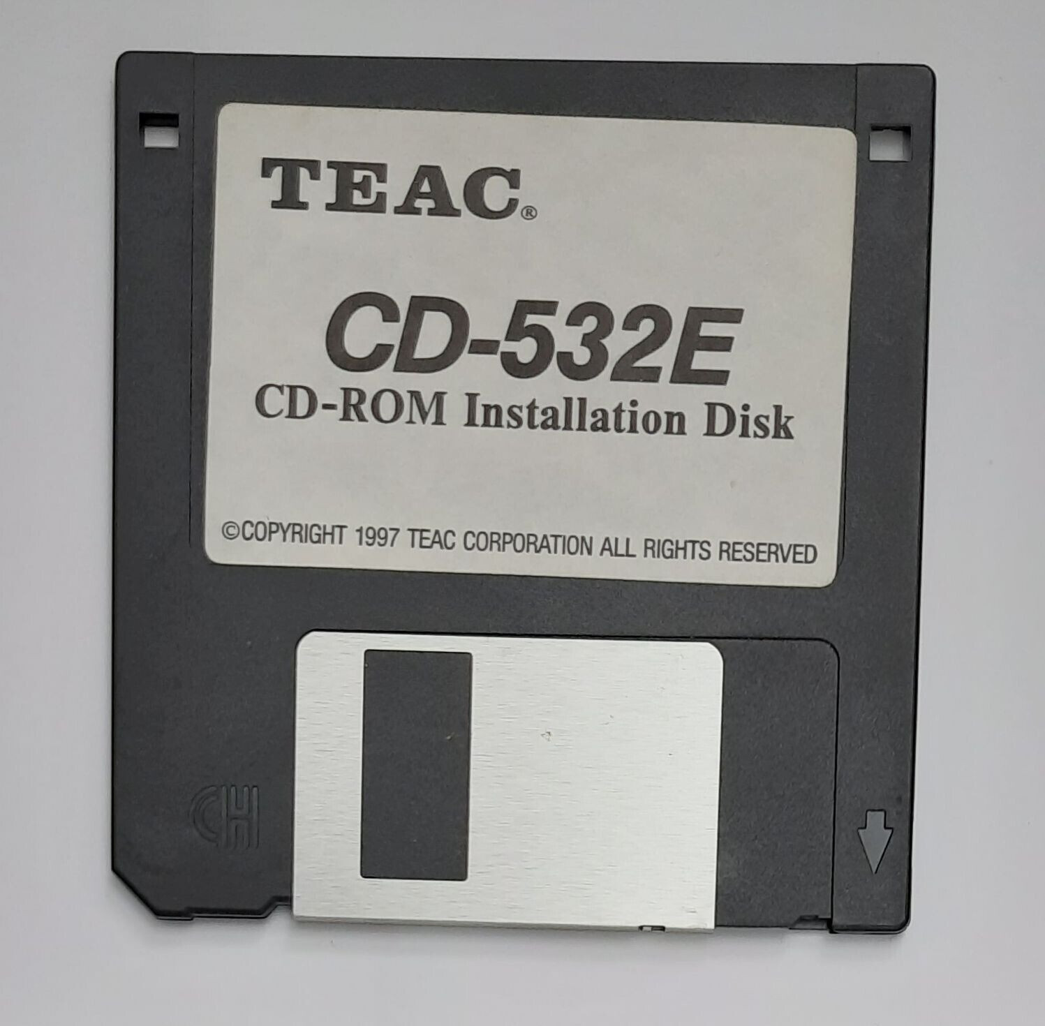 TEAC CD-532E CD-ROM Installation Disk Floppy Disk (Retro, 1997)