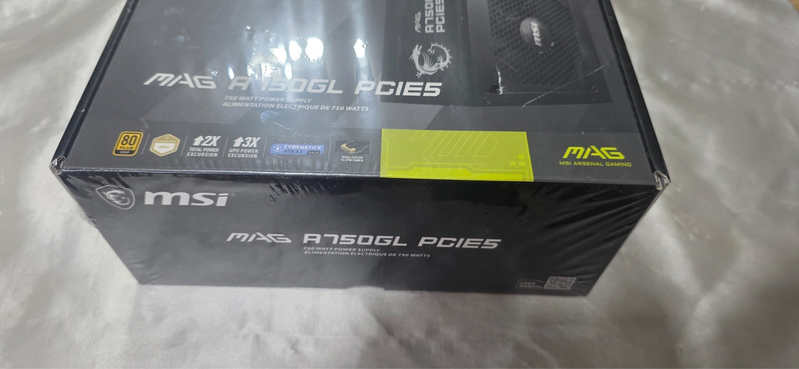 MSI MAG A750GL PCIE5 750W 80+ Gold Fully Modular Gaming Power Supply ATX 3.1