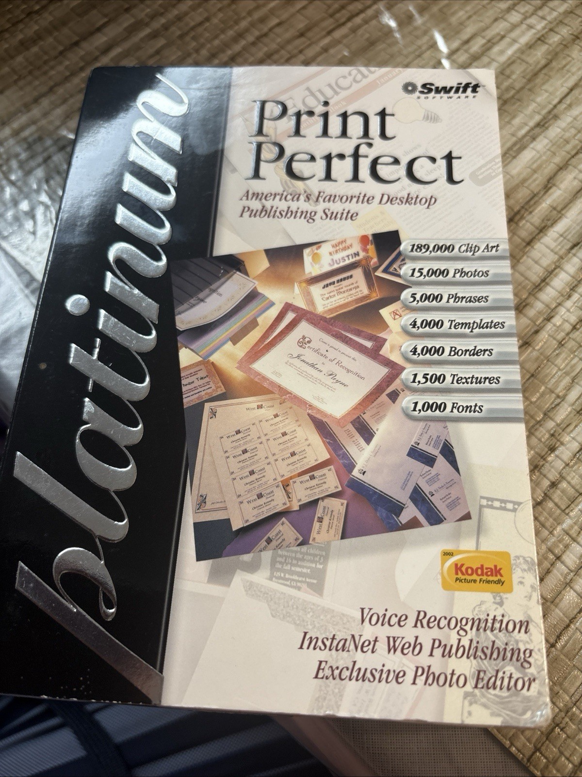 Swift Software Print Perfect Platinum Cd Rom 