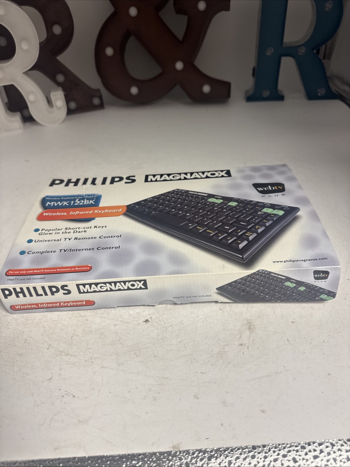 Philips Magnavox MWK122BK Wireless Keyboard for Web TV