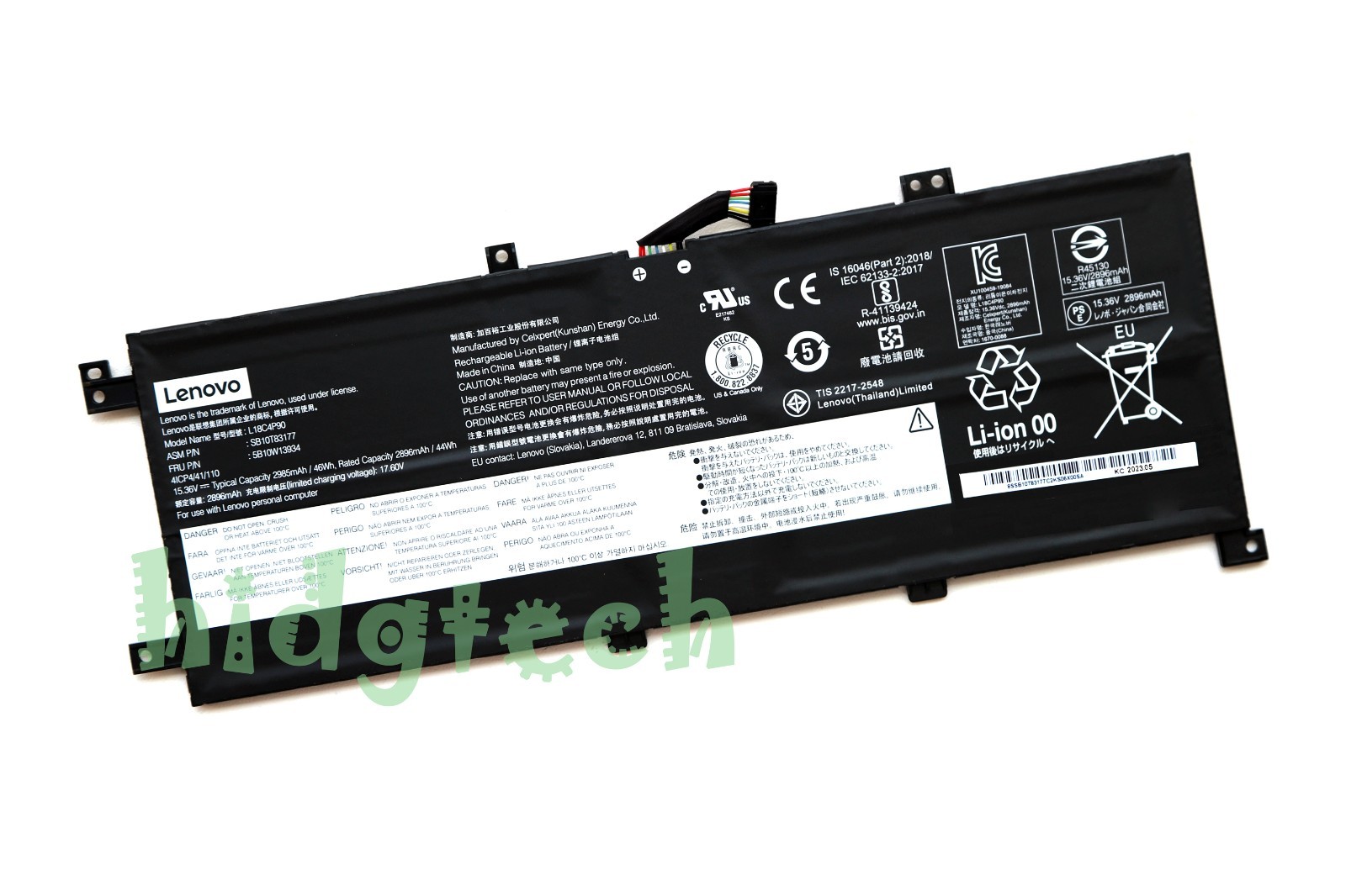 New Genuine L18C4P90 L18D4P90 L18M4P90 OEM Battery for Lenovo Thinkpad L13 Yoga