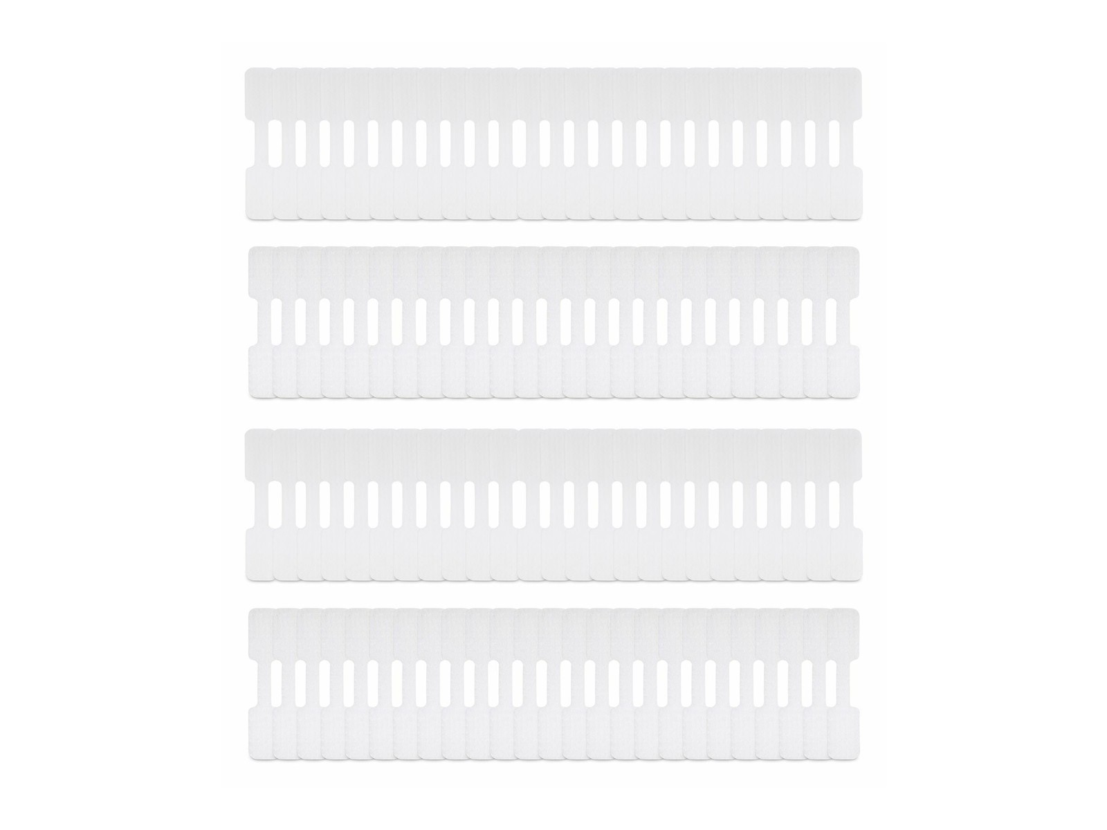 StarTechcom Cable Labels 100 Pack Hook-and-Loop Cable CABLE-TAG-HLWH