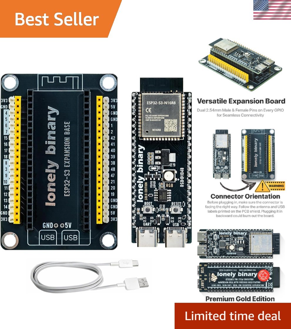 S3 N16R8 2.54mm Expansion Board for Arduino IDE
