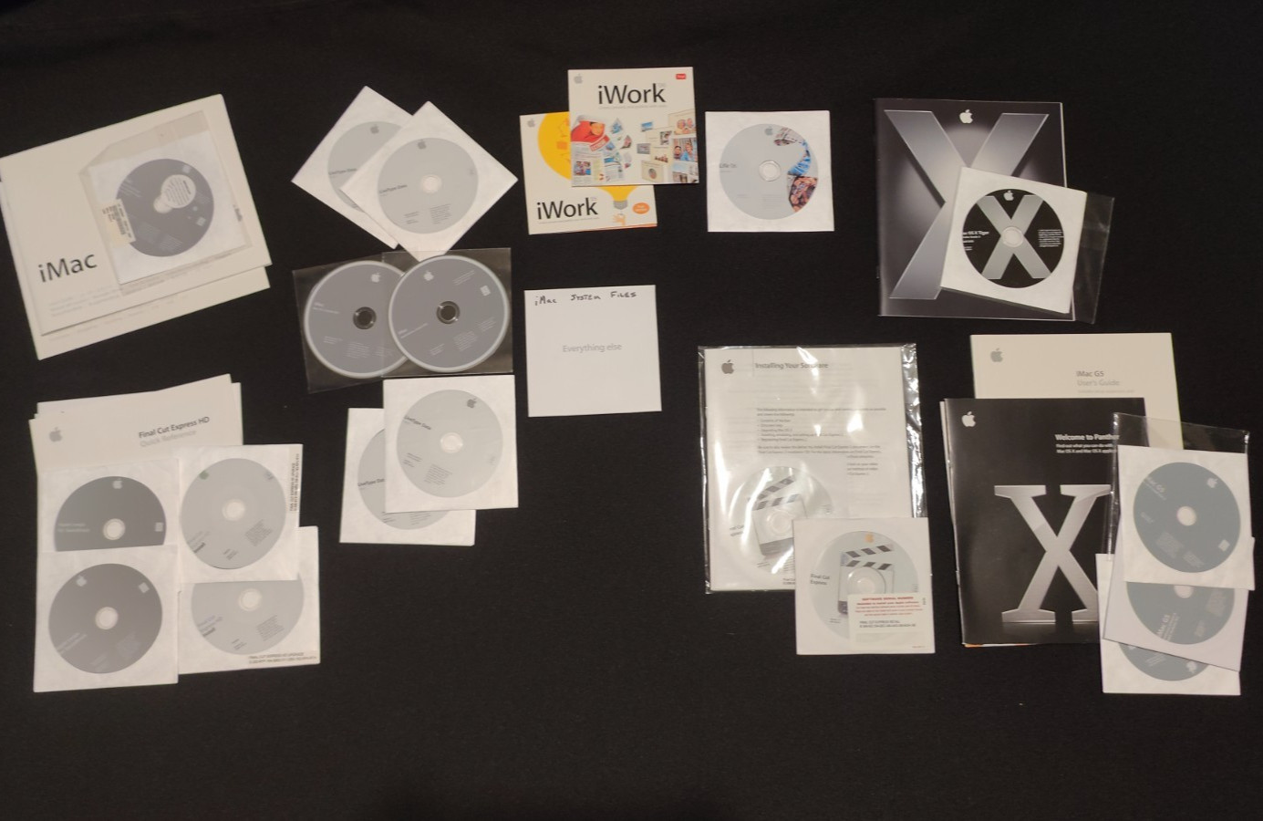 Lot of 20 Apple iMac OS X Restore Install Applications Software Discs iLife DVD