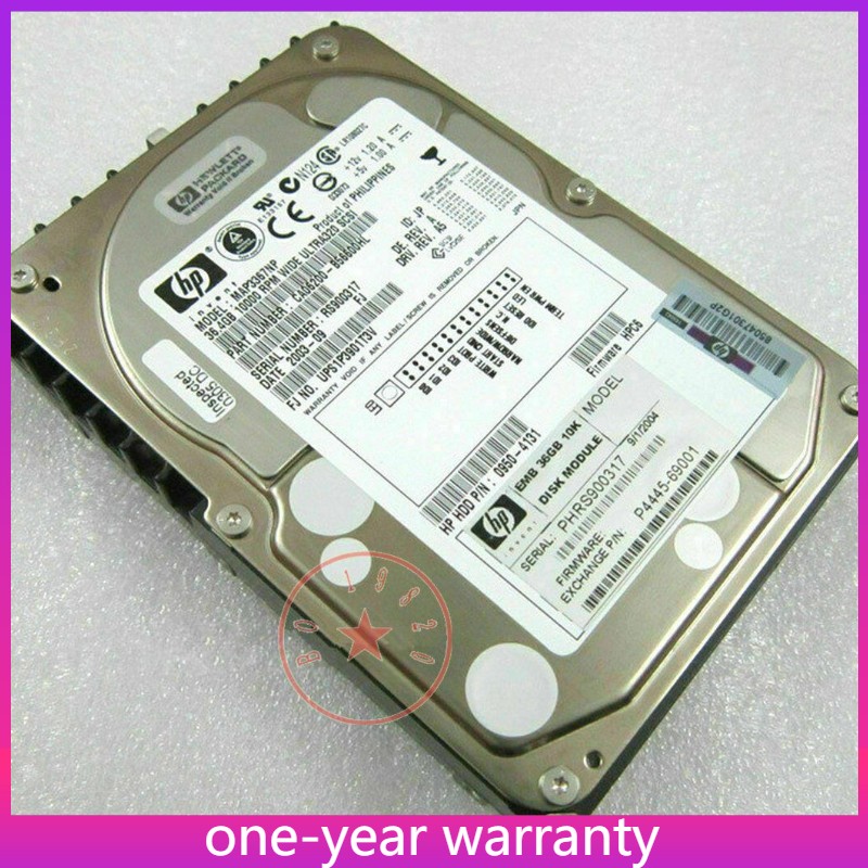 hp/Fujitsu 36.7GB MAP3367NP 10K RPM 8MB 3.5″ SCSI Ultra320 68-Pin Hard Drive HDD