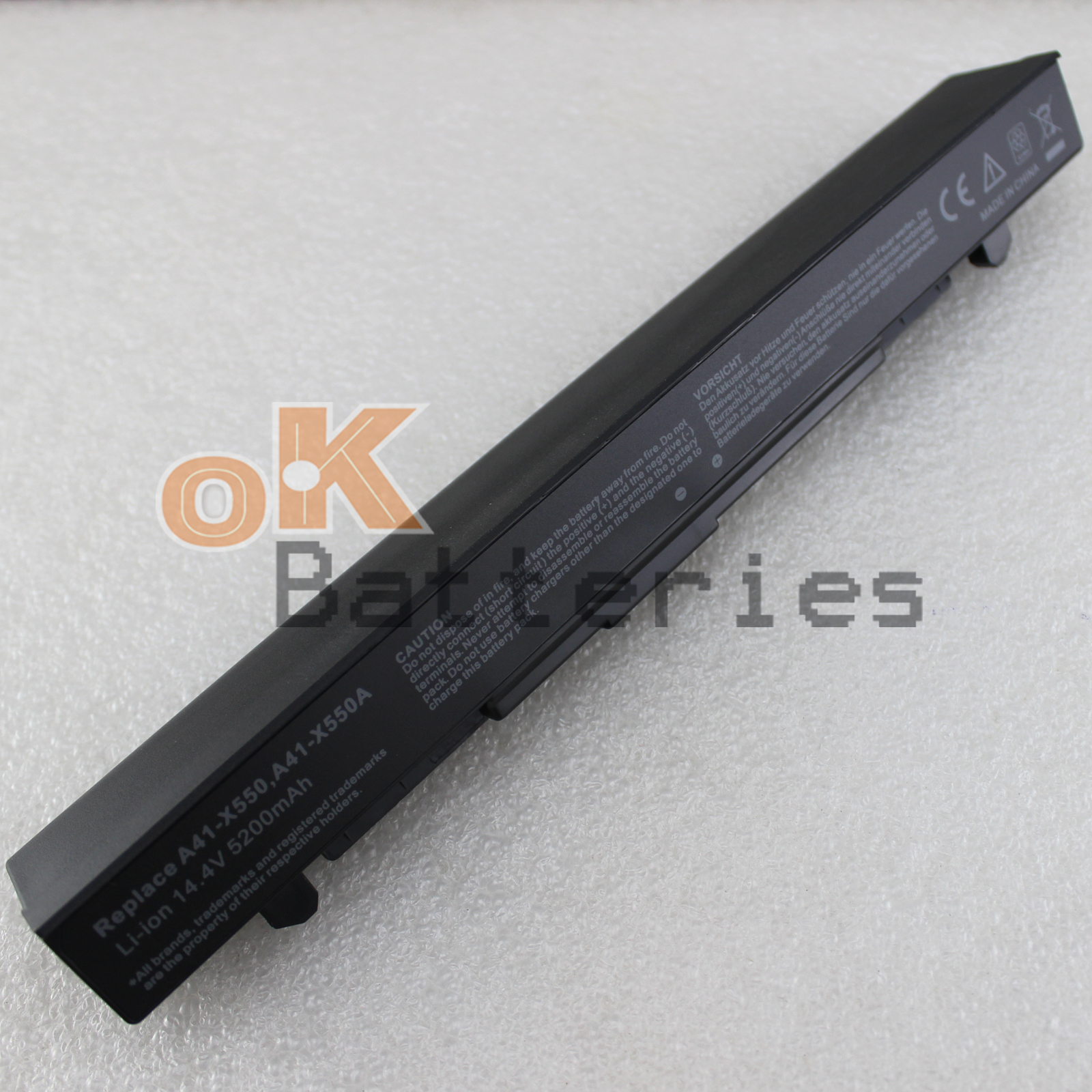 8Cell Battery For Asus A450 A550 F450 F550 K550 X450 X550 R409 R510 A41-X550