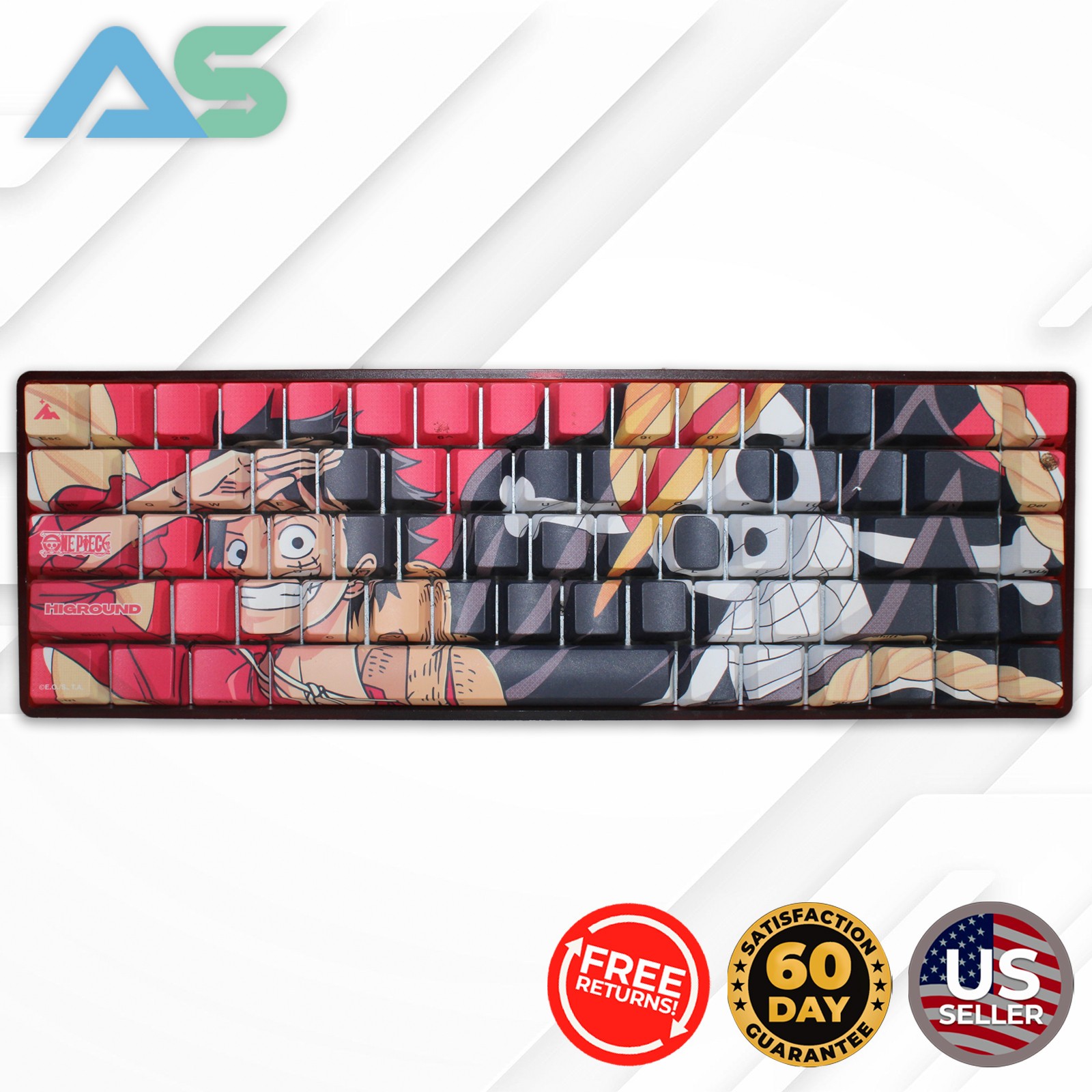 Higround Performance Base 65 Keyboard + Keycap Set | Luffy Edition 68 PBT Keys