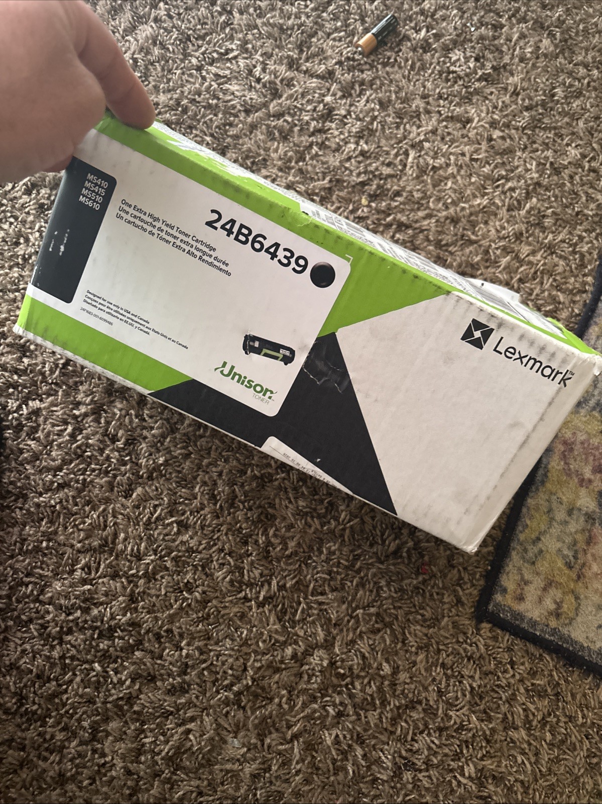 Lexmark 24B6439 Extra High Yield Return Program Toner Cartridge