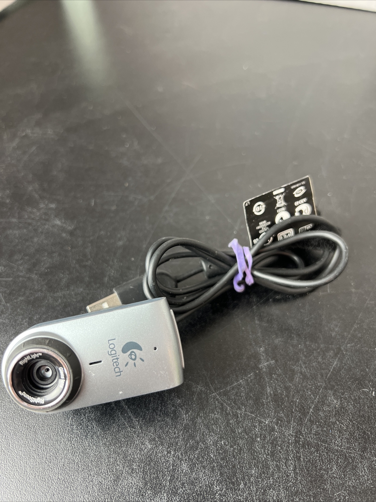 Logitech V-UBV49 Gray USB Wide-Angle Lens Digital Deluxe Quickcam for Notebooks