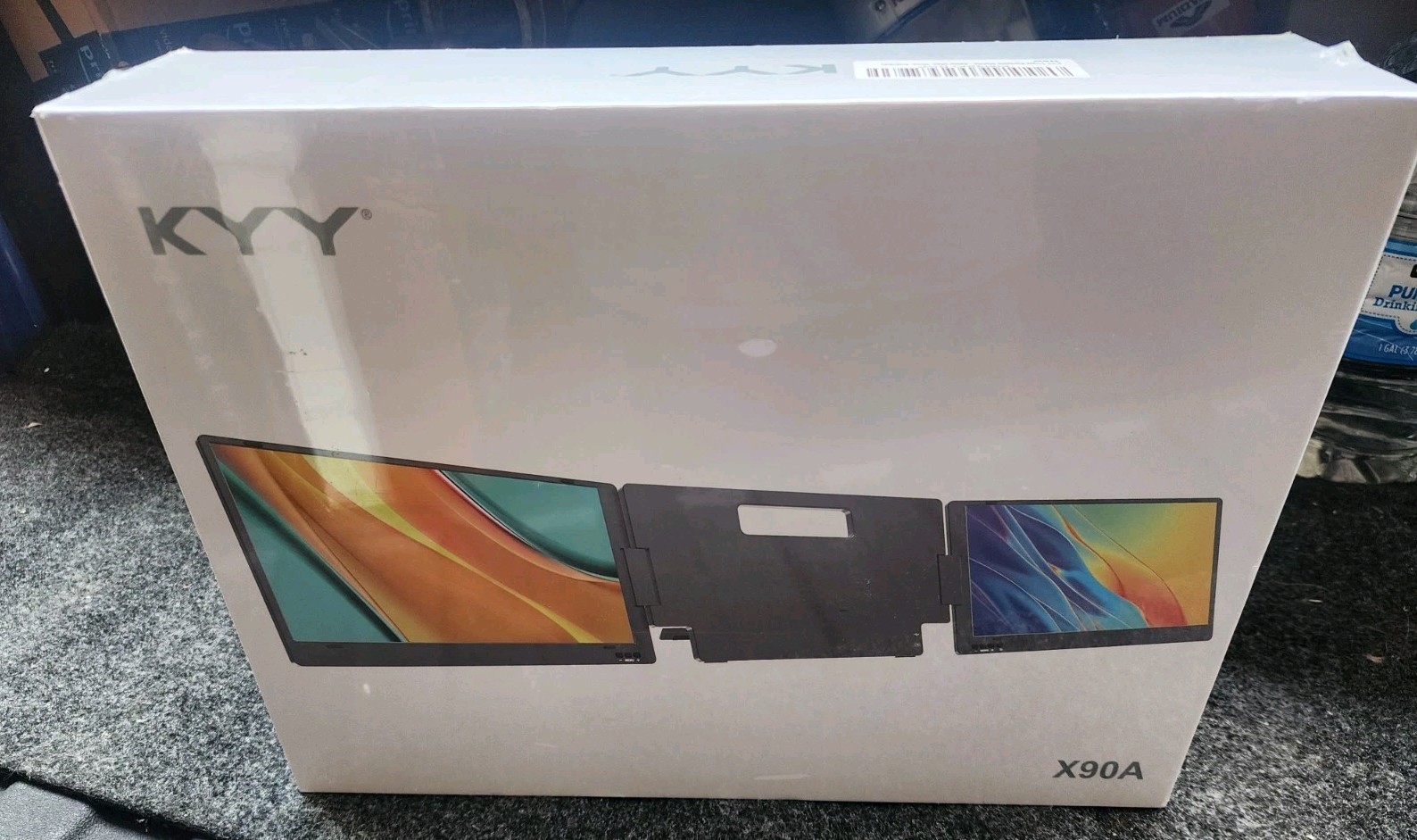KYY Laptop Screen Extender, 14'' FHD 1080P USB-C Portable Monitor, IPS Sealed 