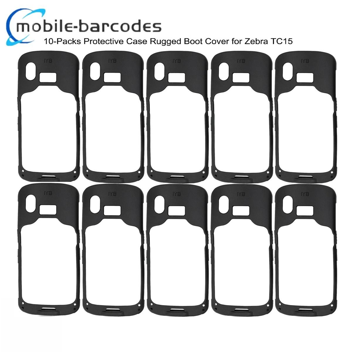 10-Packs New Protective Case Rugged Boot Cover for Zebra TC15 Lots USA