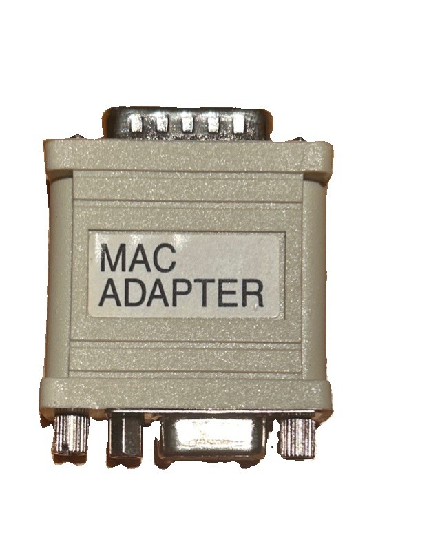 HD15 VGA Monitor Female to DB15 MAC Male Converter Adapter w/ Dip Switches