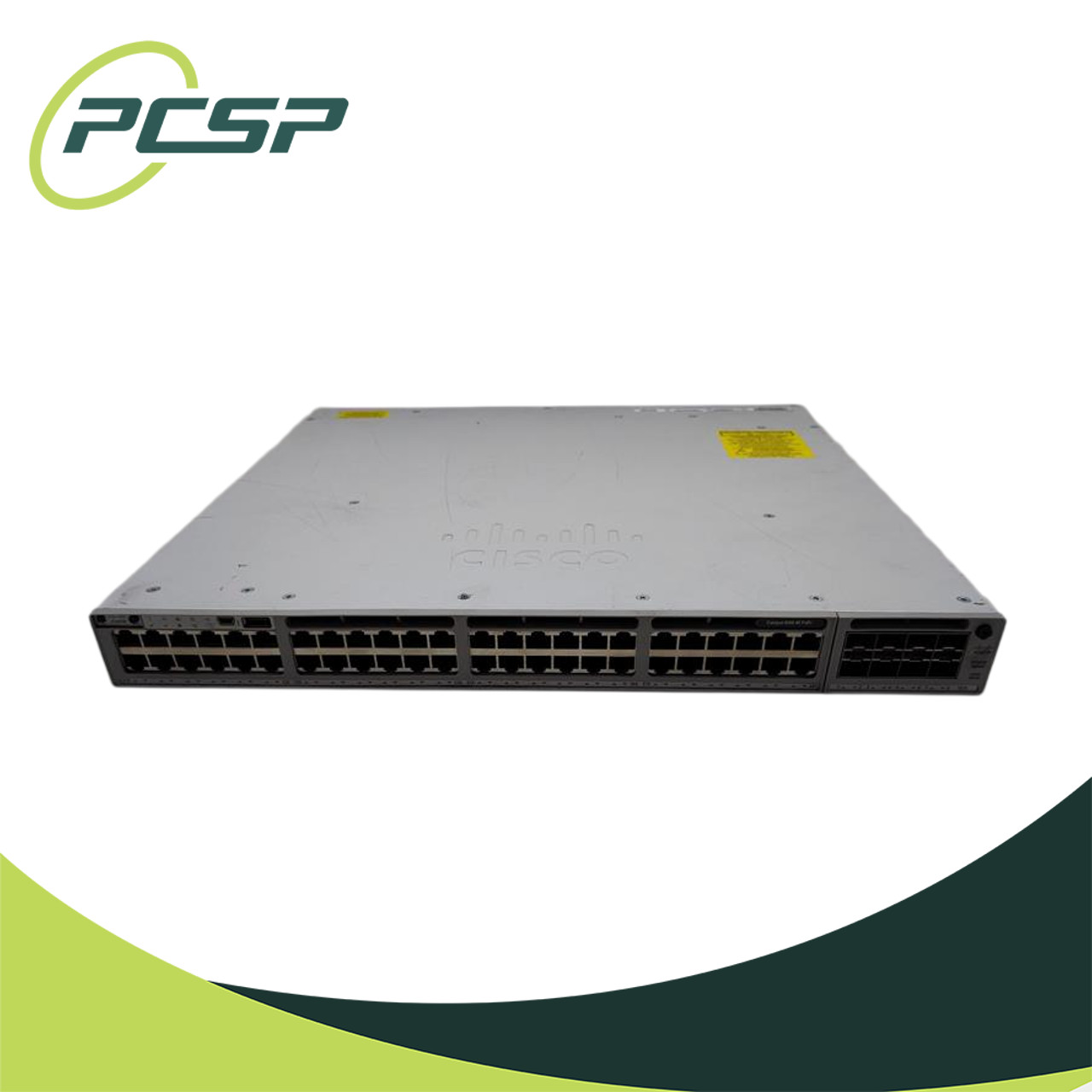 Cisco Catalyst C9300-48P-A 48 Port PoE+ Switch 2x 715W PSUs C9300-NM-8X 3x Fans