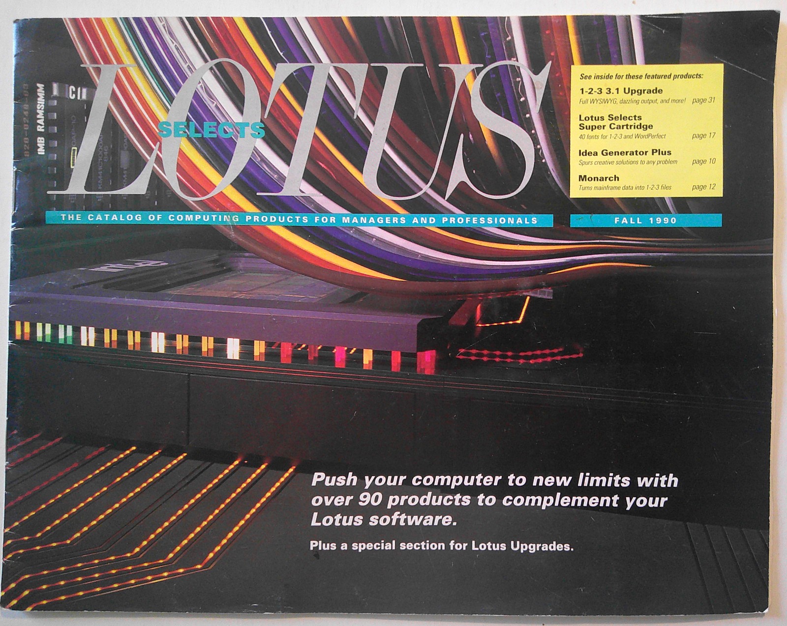 Lotus Selects catalog Fall 1990. For users of Lotus 1-2-3 spreadsheet & Symphony