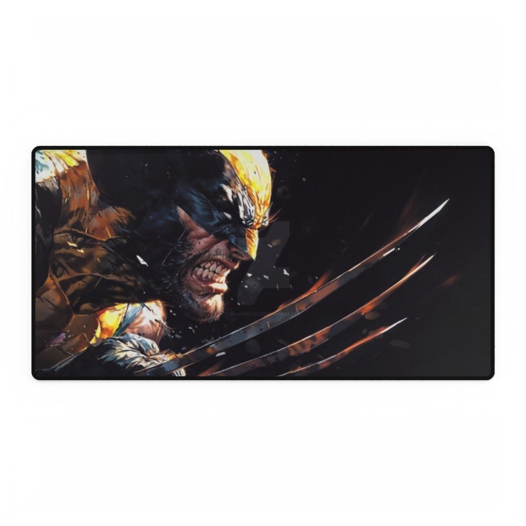 Wolverine Berserker Rage Claws Extended Mouse Pad Desk Mats Marvel Comics