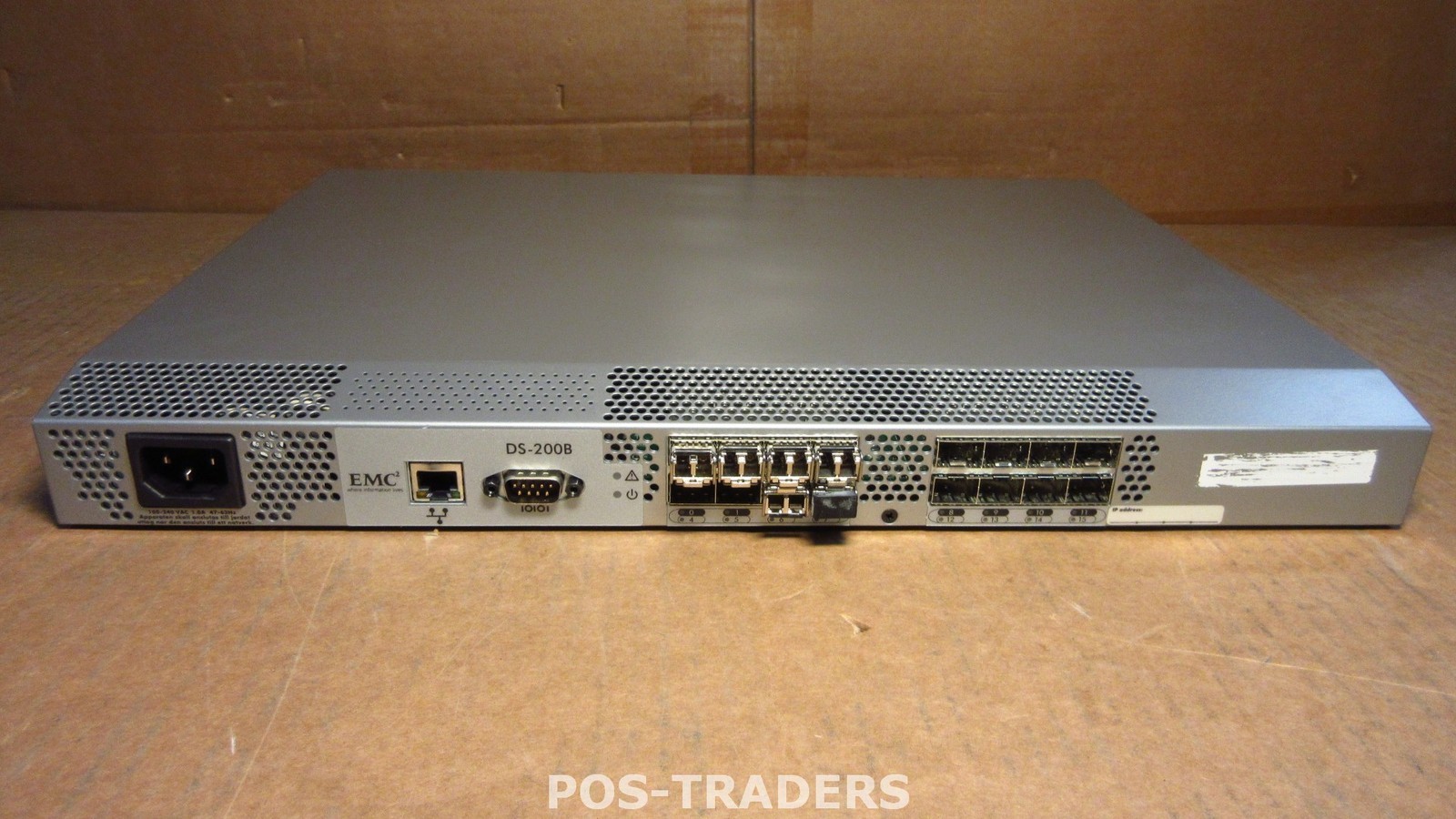 BROCADE SILKWORM 200E 16 PORT Fibre Channel Network Switch INCL 6X SFP'S