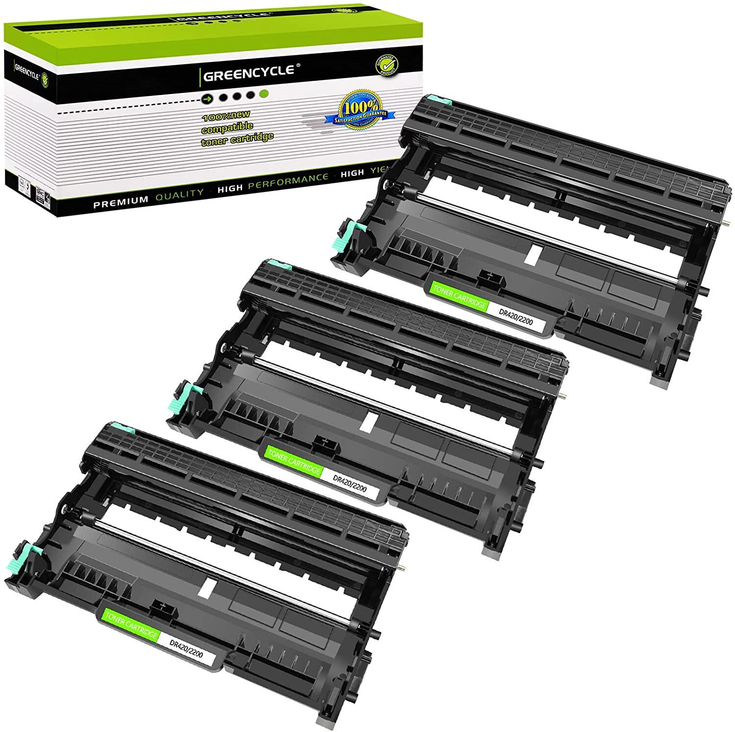 3PK DR-420 Drum Unit Compatible For Brother HL-2270DW MFC-7460 HL-2240 Fax-2940
