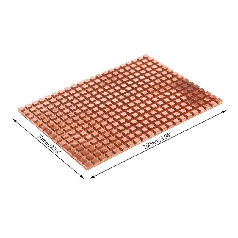 Pure Copper Hard Disk SATA HDD SSD Solid State Drive Heat Sink 2.5 Inch 100x70mm