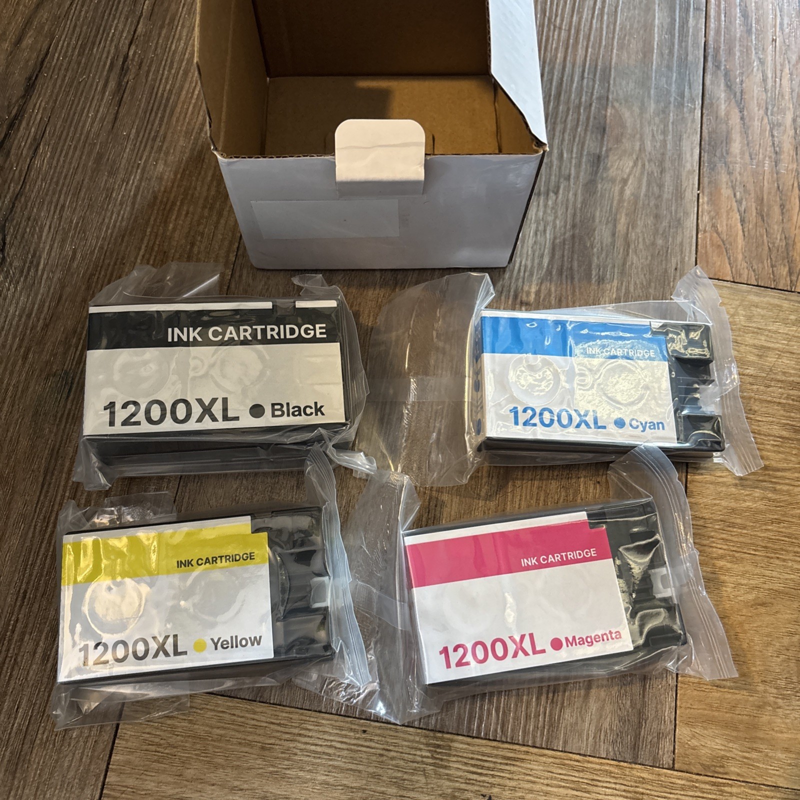 1200xl Ink Cartridges: Yellow, Magenta, Cyan & Black