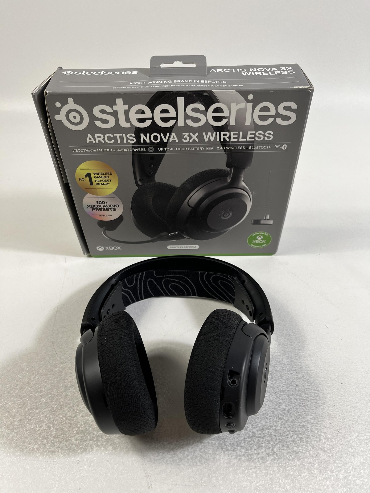 SteelSeries Arctis Nova 3X Wireless Multi-Platform Gaming Headset headset only
