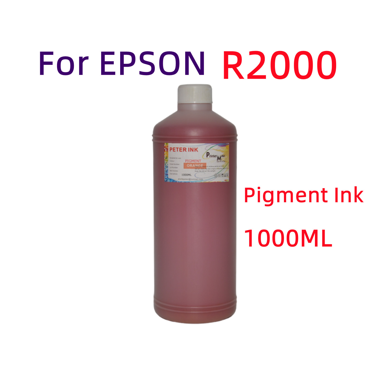 1000ML Premium Pigment Orange refill ink for R2000 printer T1599 1599 cartridge