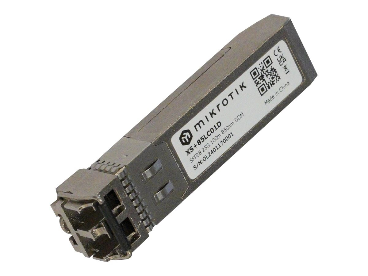 MikroTik XS+85LC01D SFP28 Module 10/25G Multi Mode 100m 850nm Transceiver
