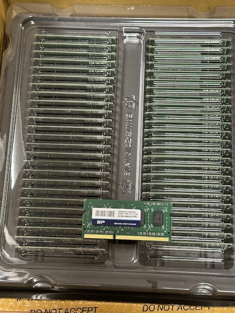 qty 50 Memory Module DDR3 SODIMM 4GB Module 1.6Ghz Silicon Power SDRAM