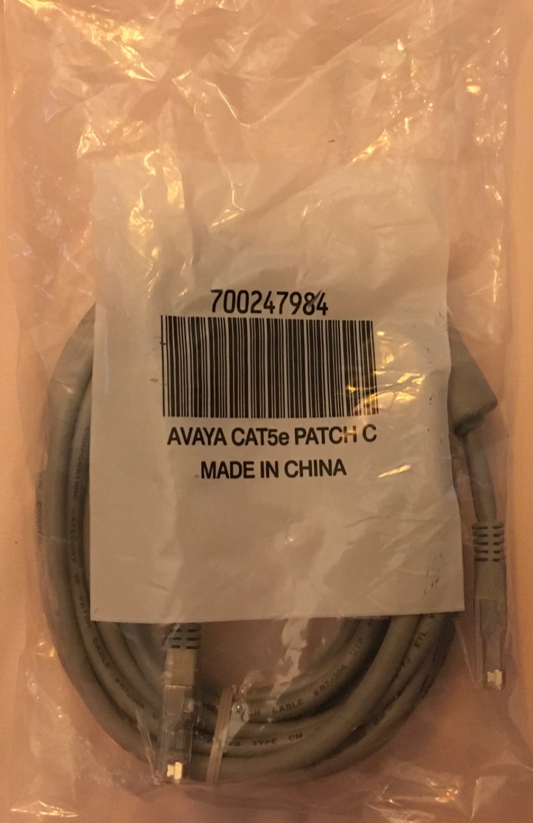 LOT OF 10 Avaya OEM FACTORY SEALED 700247984 CAT5E Patch C Cable Wire BRAND NEW